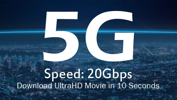5G network speed