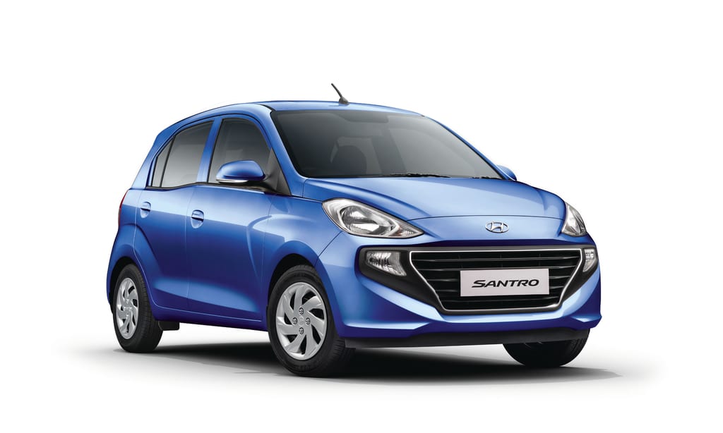 Hyundai Santro Marina Blue