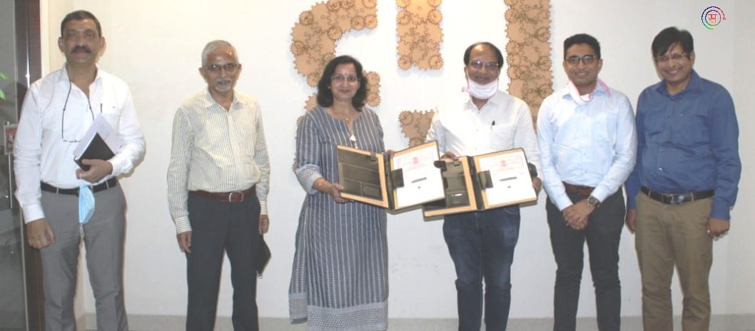 Picture - L-R Comm. Anil Rana, Prof. Achintya Chaodhury, Ms. Susheela, Mr. Ajay Gupta, Mr. Saksham Gupta & Dr. Ravi Goyal