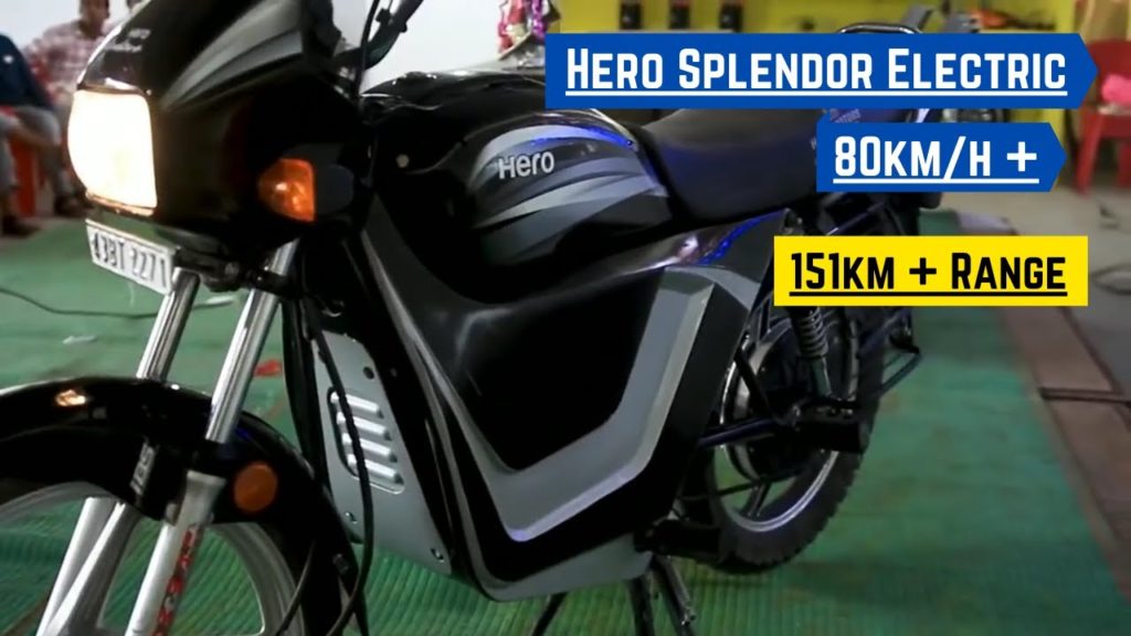 Hero Splendor Electric Bike Kit