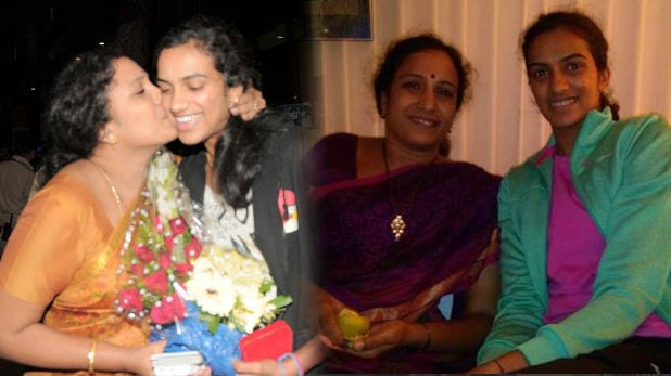 pv sindhu mother