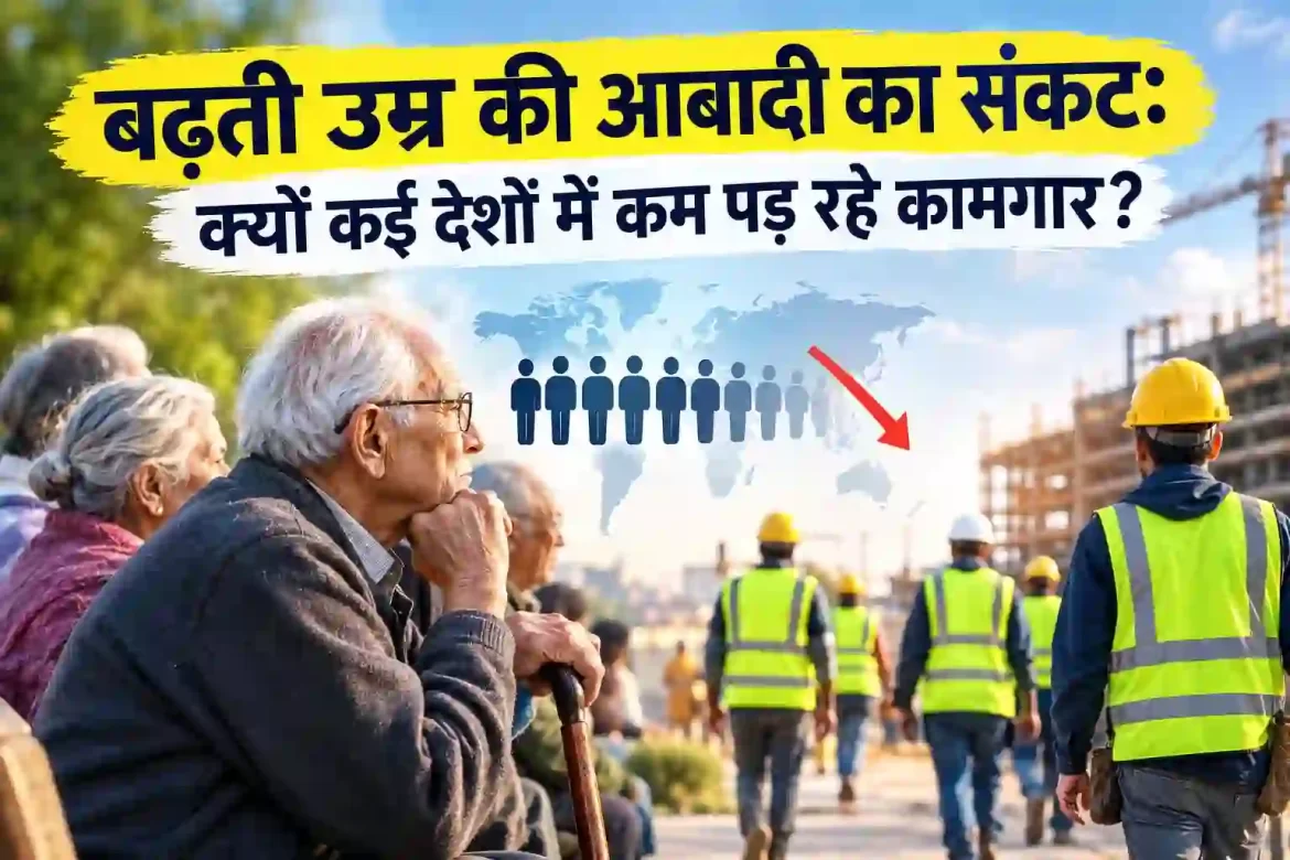 बढ़ती उम्र की आबादी और दुनिया में घटते कामगारों का वैश्विक संकट