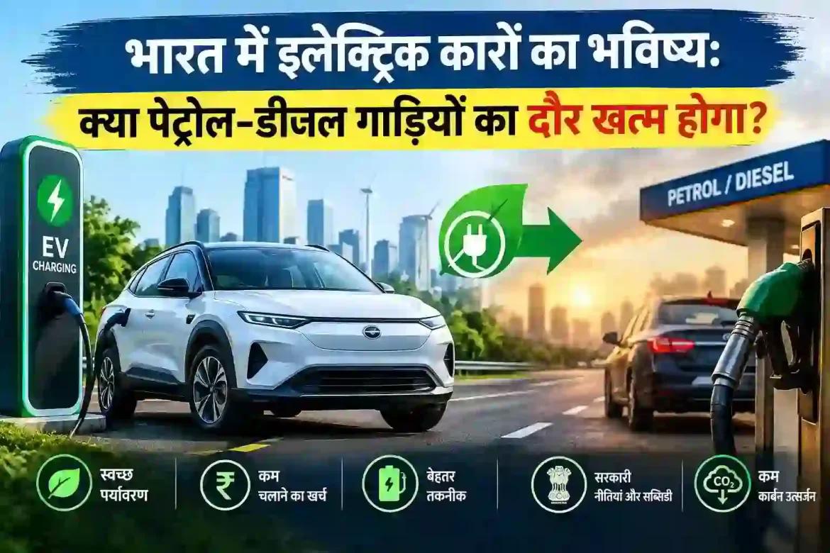 भारत में इलेक्ट्रिक कारों का भविष्य और पेट्रोल-डीजल कारों के विकल्प के रूप में इलेक्ट्रिक वाहन
